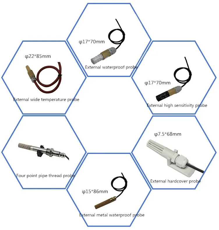 Waterproof SHT30 SHT35 SHT20 plastic cover temperature sensor probe