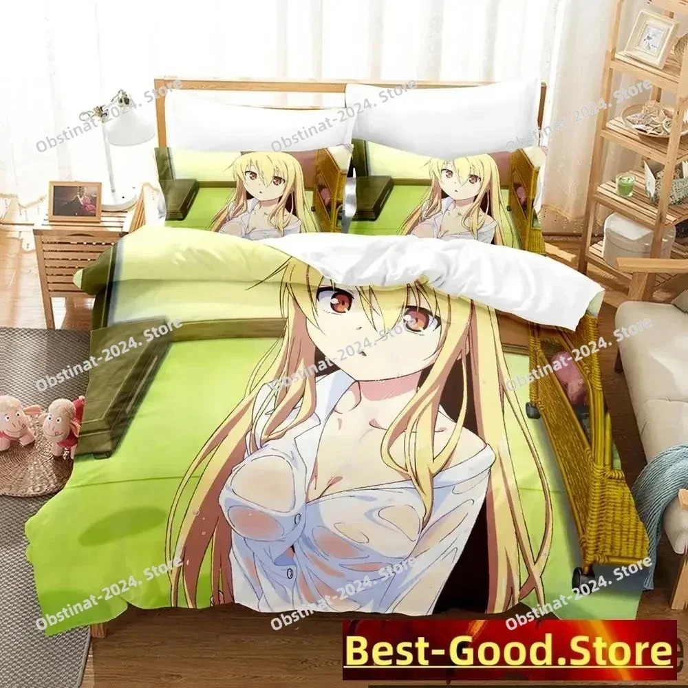 3D Anime The Pet Girl of Sakurasou Mashiro Shiina Bedding Set Printed Comforter Duvet Cover Pillow Case 3 Pieces Kids Adult Size