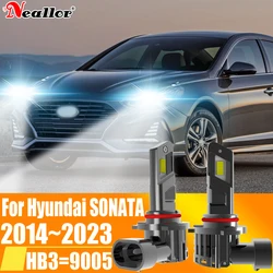 2x HB3 9005 Led Headlight Canbu Car Bulb High Power 6000K Xenon White Light Moto Diode Lamp 12v 55w For Hyundai SONATA 2014~2023