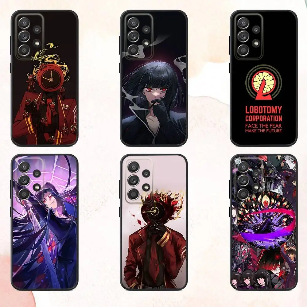 

L-Limbus Game Company Phone Case For Samsung S25,S24,S21,S22,S23,S30,Ultra,S20,Plus,Fe,Lite,Note,10,9,5G Black Cover