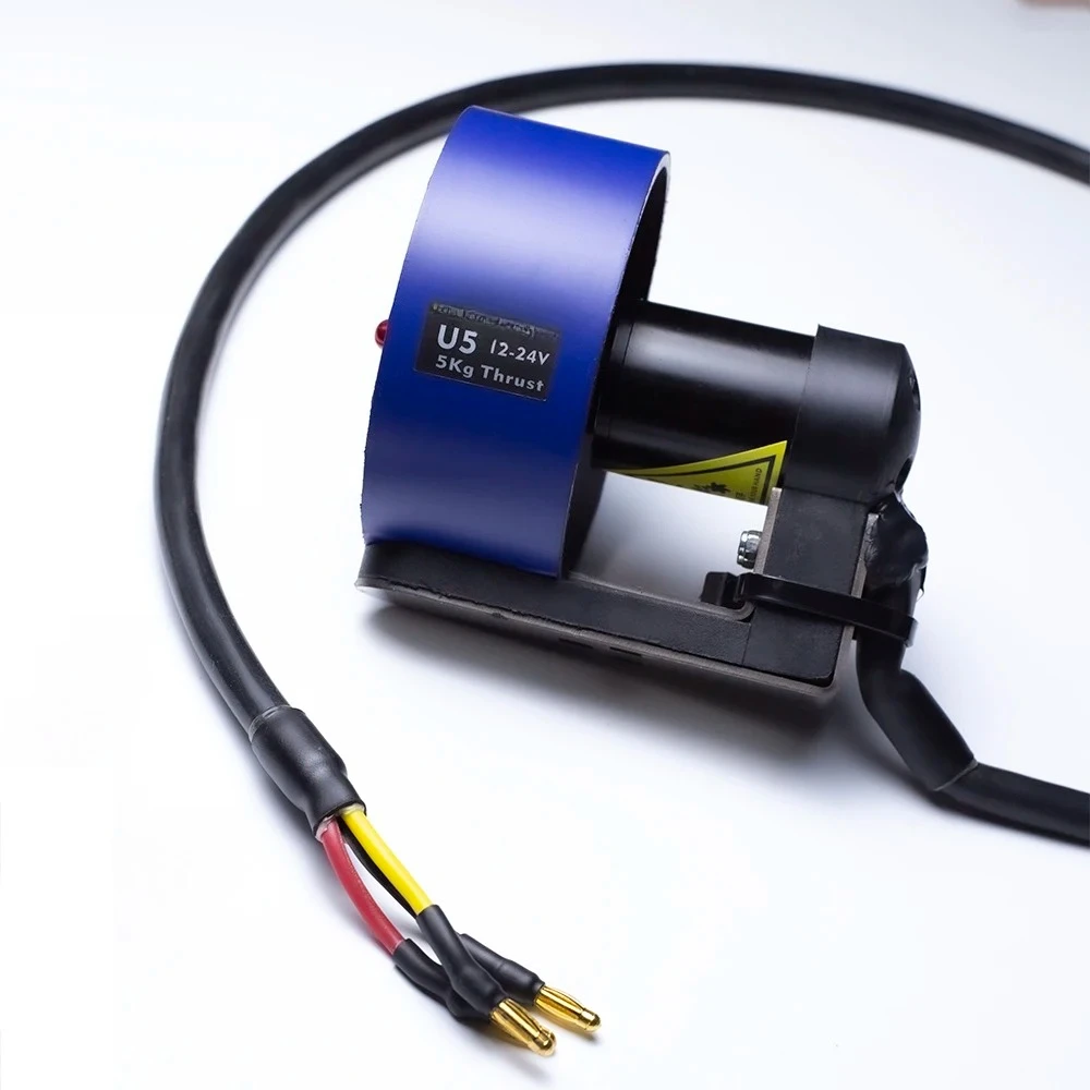 24V 7KG Thrust 50M Waterproof Underwater Thruster Kit for Fishing/Kayak/Inflatable Boat & Paddle Board Motorized Conversion