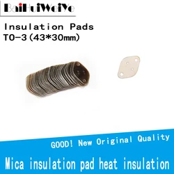 10Pcs/Lot TO-3 Mica Insulation Pad Heat Insulation To-3 Insulation Pads Silicone Mica Sheet Insulatio New Good Quality