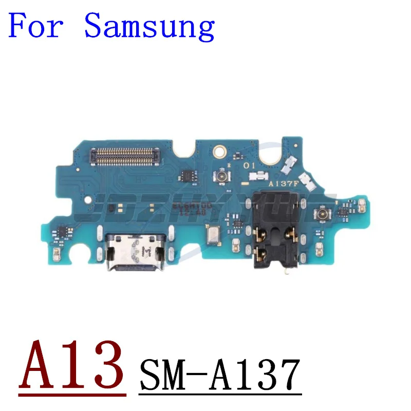 USB Charger Charging Port Dock Connector Board Flex Cable For Samsung Galaxy A12 A125 A127 A13 A135 A137 A20 A205 A207