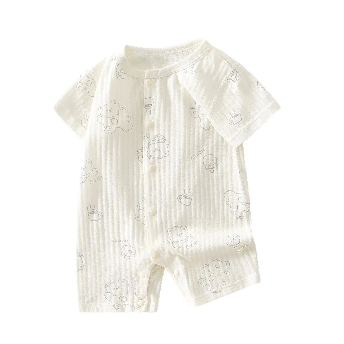 بدلة صيفية رفيعة من القطن الخالص مناسبة للأطفال الرضع قابلة للتنفس بدون S سراويل منخفضة الخصر مناسبة للنساء متعددة الاستخدامات...