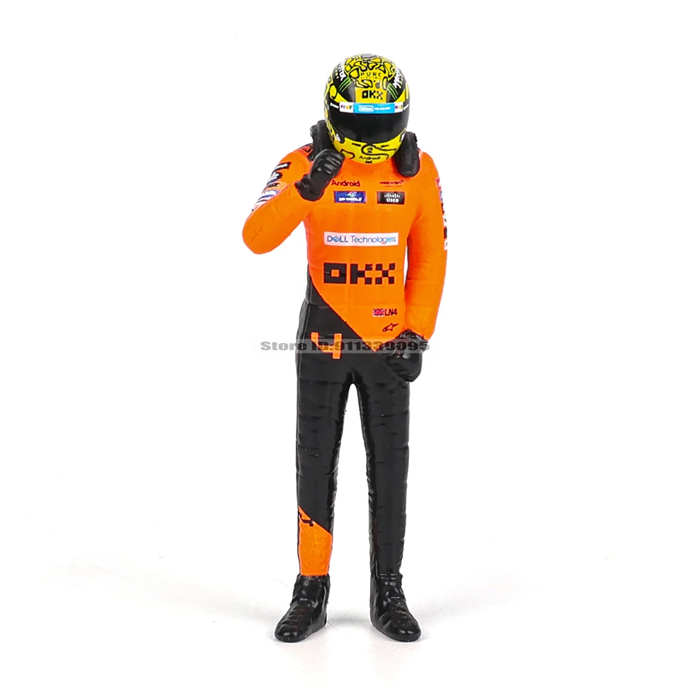 Bburago 1:24 2024 McLaren F1 Team+Winning Doll  4 # Lando Norris 81 # Oscar Piastri Paint Formula One Alloy Super Toy Car Model