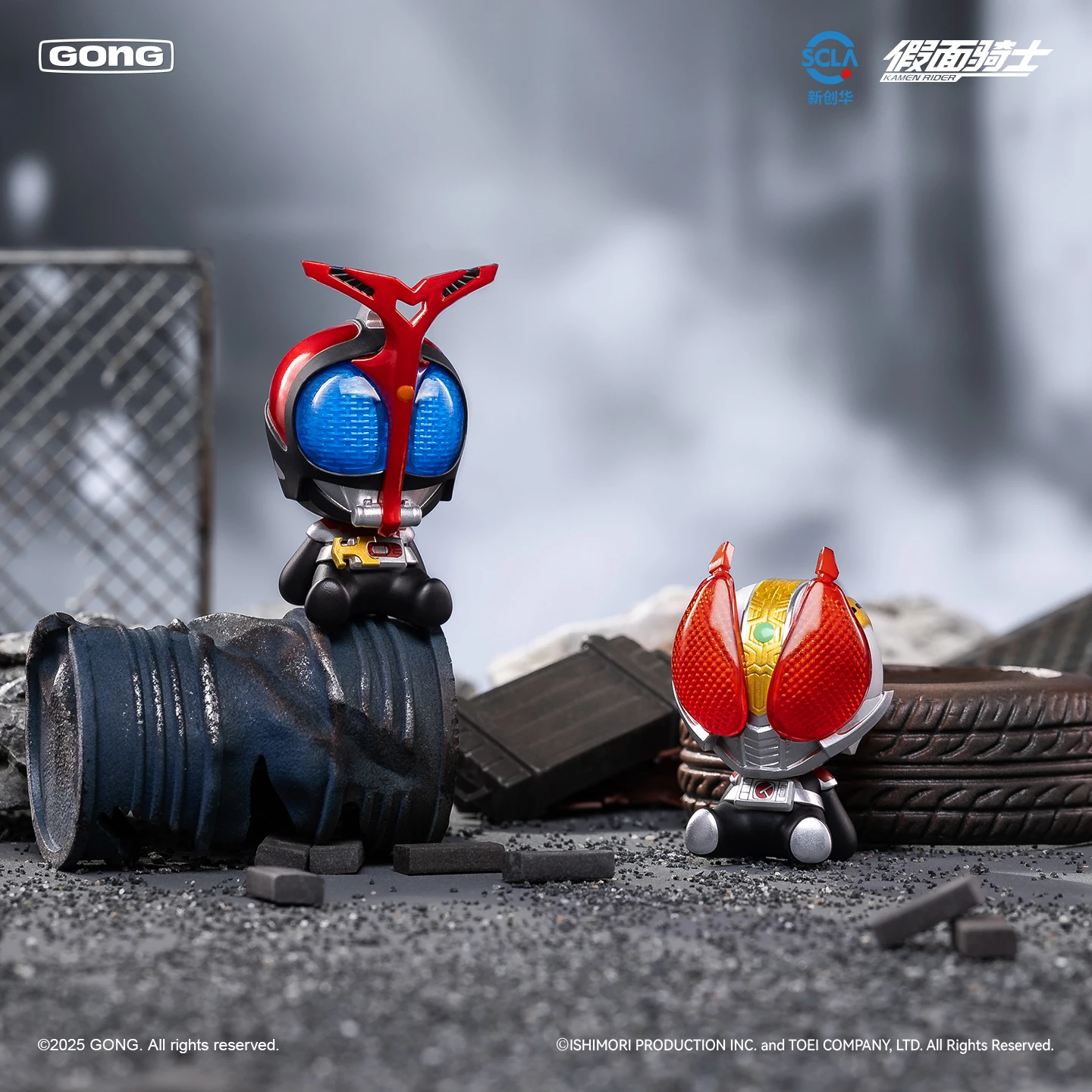 GONG Kamen Rider-caja ciega, Mini caja misteriosa, figura de acción, muñeca de Anime, bolsa sorpresa, modelo de colección, juguete de adorno de escritorio Original