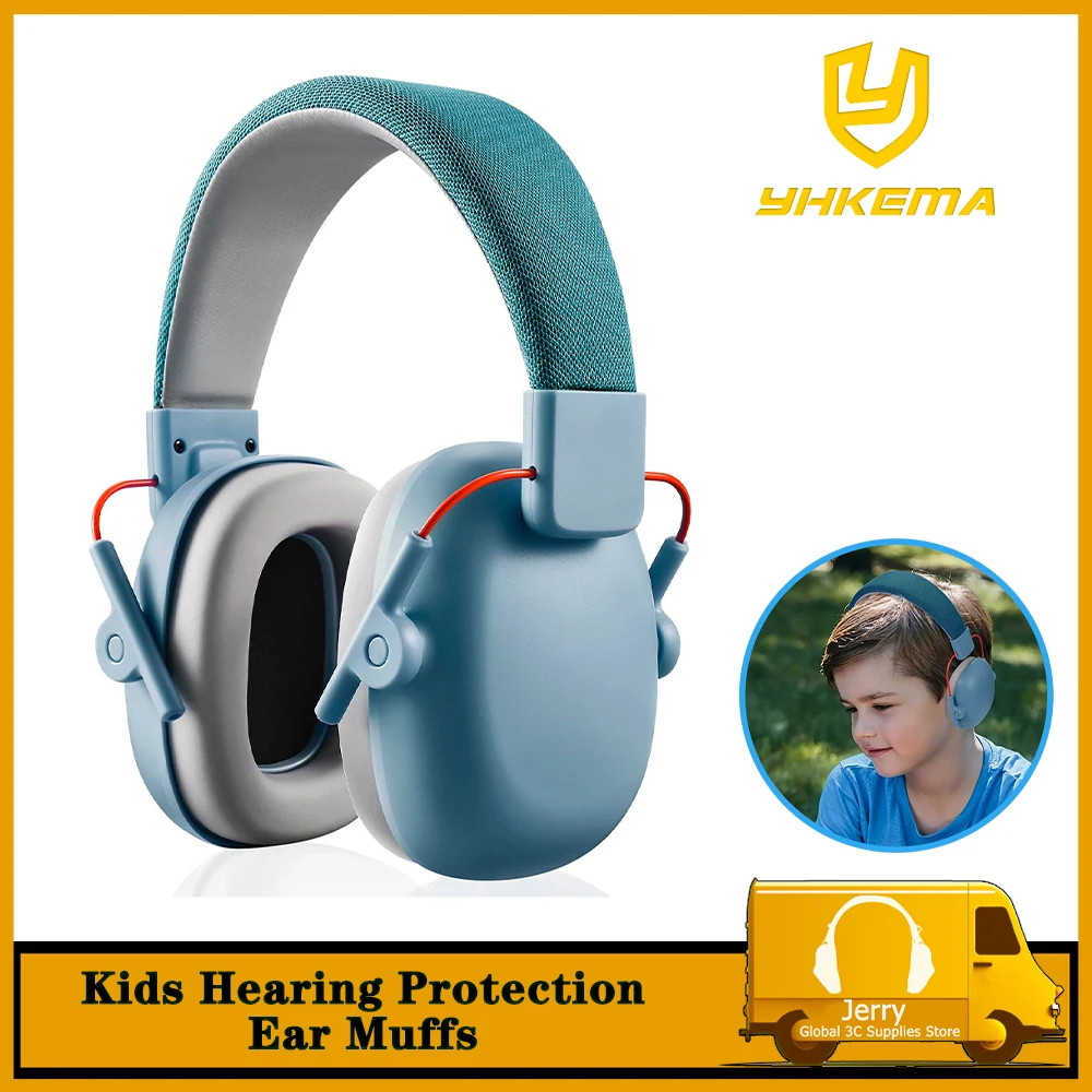 YHKEMA Kids Noise Canceling Headphones NRR 27db Noise Reduction Ear Muffs Ear Protection Sound Proof Earmuff for School Children