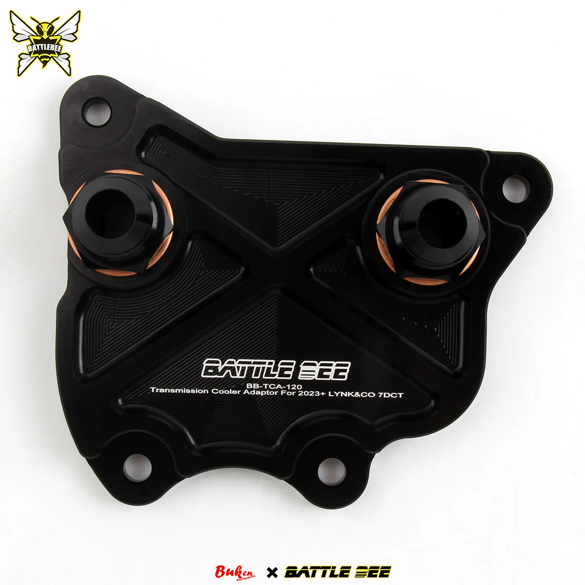 2026 Hot Selling Cooling Adapter LYNK 03 23+ 7DCT PRO Gearbox New BB-TCA-120 Transmission Oil Radiator Aluminum Alloy Black