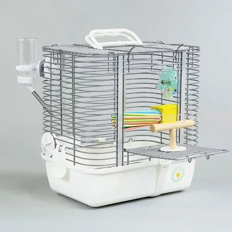 Palomas Parrot Bird Cage Accessories Mochila Canarios Passaros Bird House Hamster Rabbit Gaiola Para Passaros Furniture