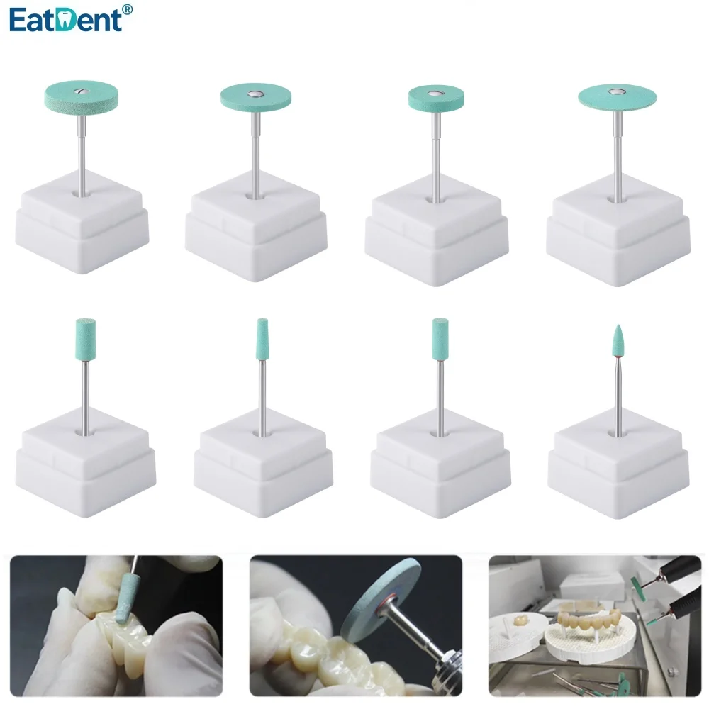 Dental Lab Ceramic Grinder Polisher for Zirconia Porcelain Crown Emax Polishing Finishing HP 2.35mm Dentist Polishing Burs Tools