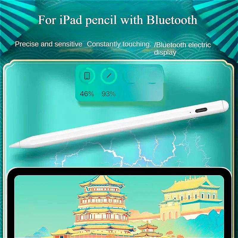 Новинка карандаш для Apple Pencil 2 1, Bluetooth стилус для iPad Pen Pro 11 12 9 Air 4 Air 5 M4 2018-2024, карандаш для Apple Pencil