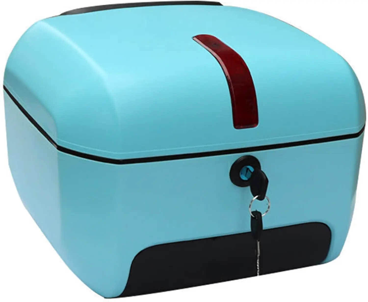 

Универсальный верхний ящик для мотоцикла, верхний чехол для мотоцикла, хвостовой багажник, чемодан, жесткий чехол 28 л, водонепроницаемый пластиковый чехол для хранения скутера w