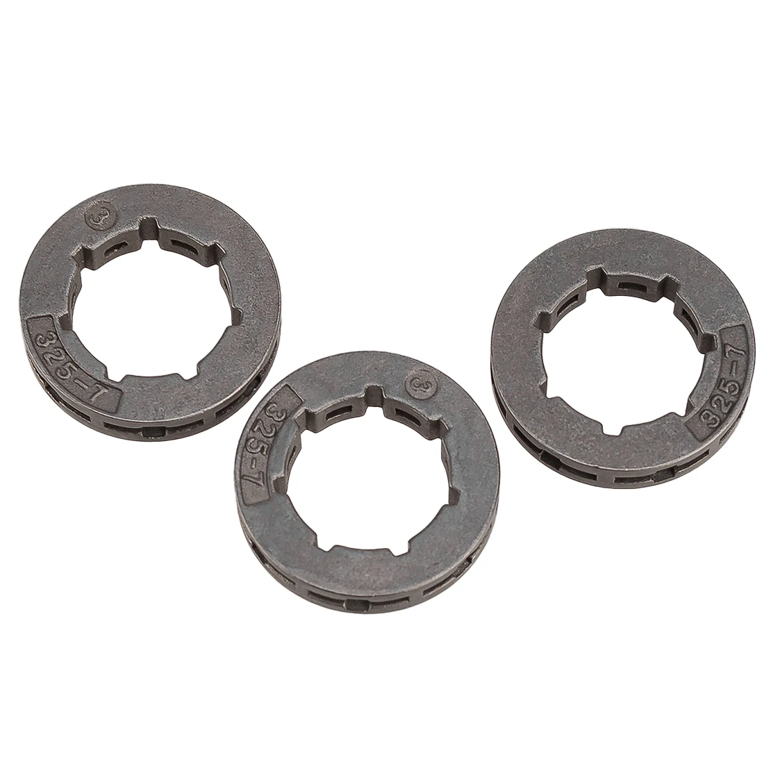 3Pcs 325-7T Chain Drive Sprocket Rim Fit For Husqvarna 51 55 50 154 254 262 257 Chainsaw