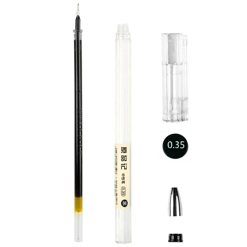 1 Plus 10 Core Black Neutral Pen Writing Smooth Ink Does Not Leak Student Needle Examination Office Signature