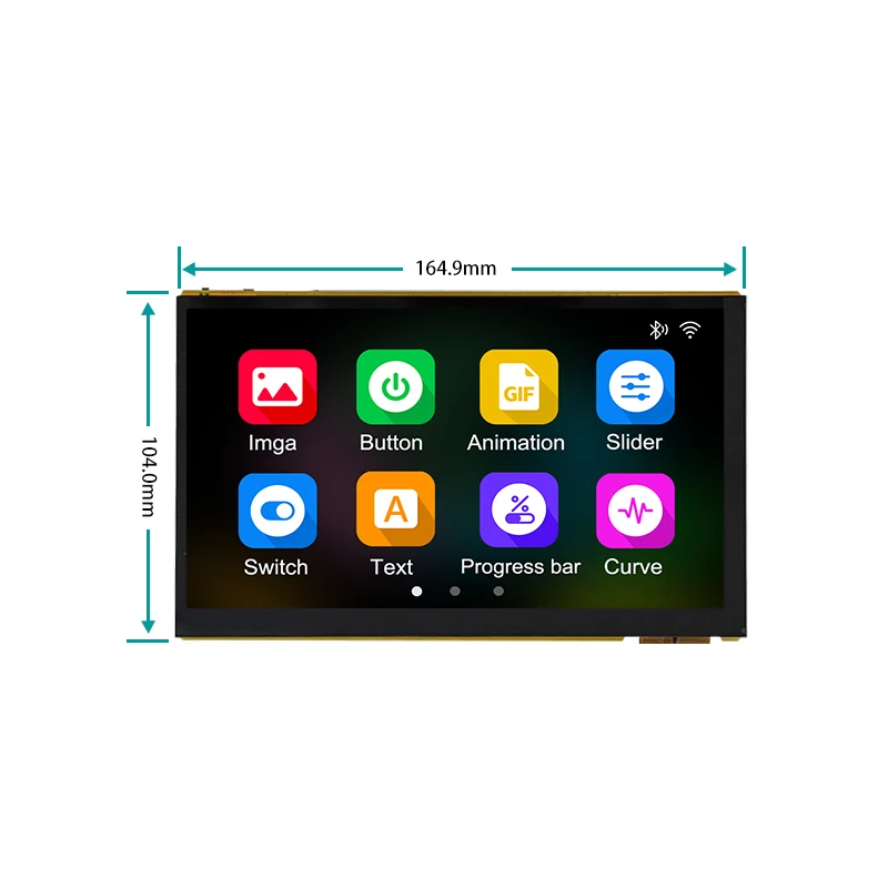 ESP32 P4 Development Board 7inch Display 7 inch LCD TouchScreen Onboard ESP32-C6 Camera-Port Speaker-Port