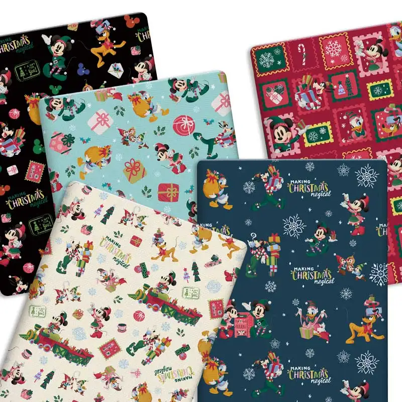 

Disney fabric 140x50CM Cartoon cotton fabric Patchwork Tissue Kid Home Textile Sewing Doll Dress Curtain Polyester cotton Fabric