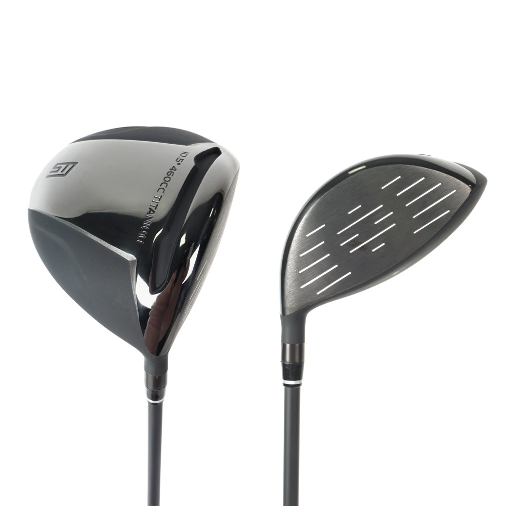 Factory Direct Mens Right Handed Full Golf Club Set Black Steel Drivers