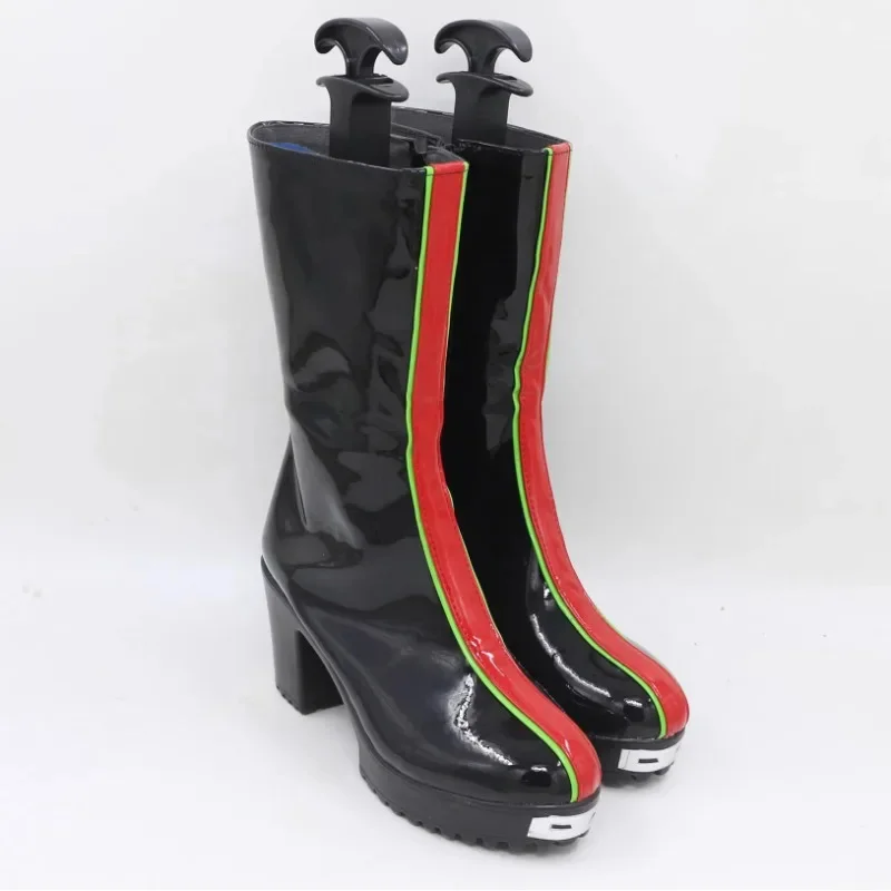 LQRumi Zoey Mira zapatos Kpop Demon Hunters Cosplay Idol botas Huntrix Rumi Cosplay botas