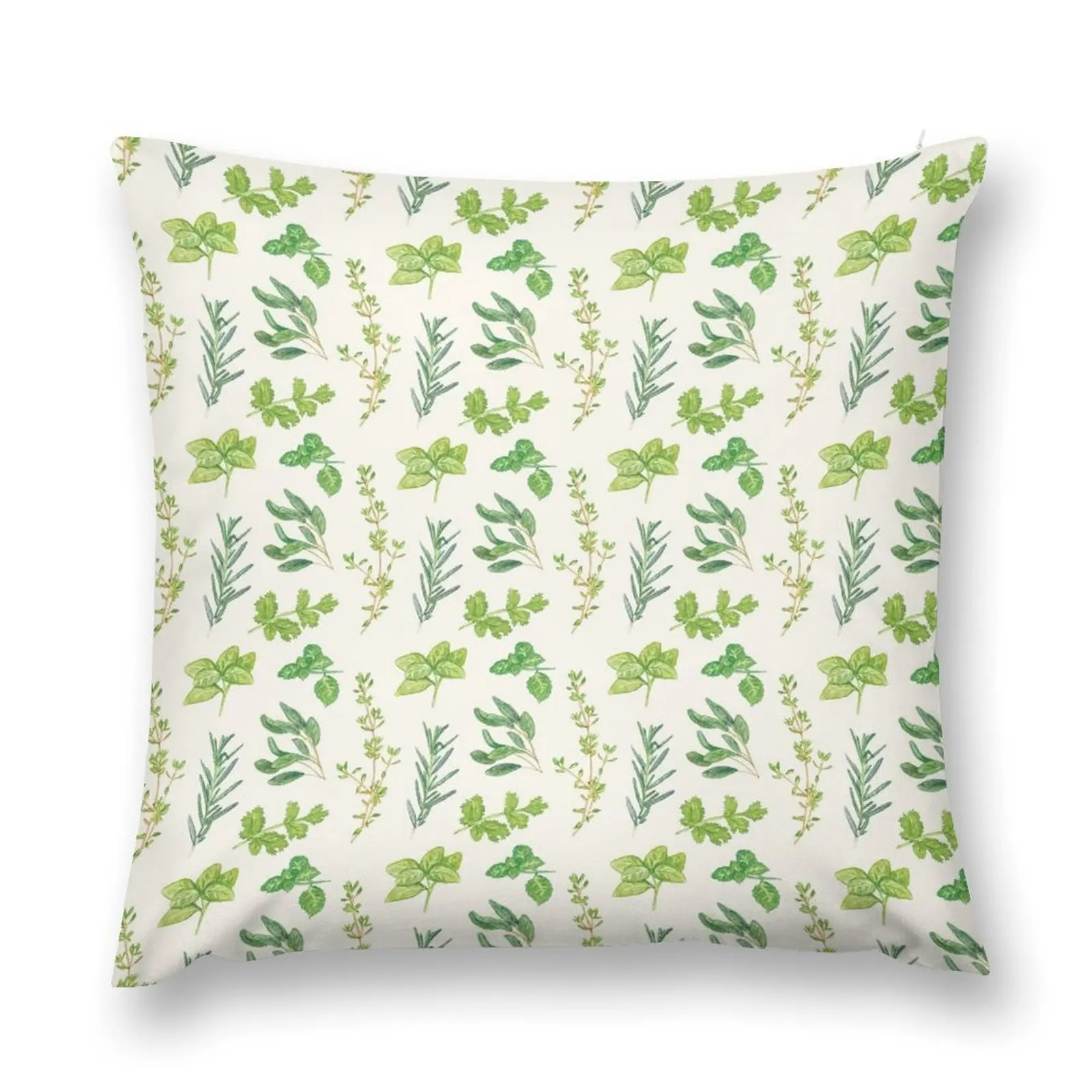 

Herbs Throw Pillow Sofa Cushions Cover Pillow Decor pillow