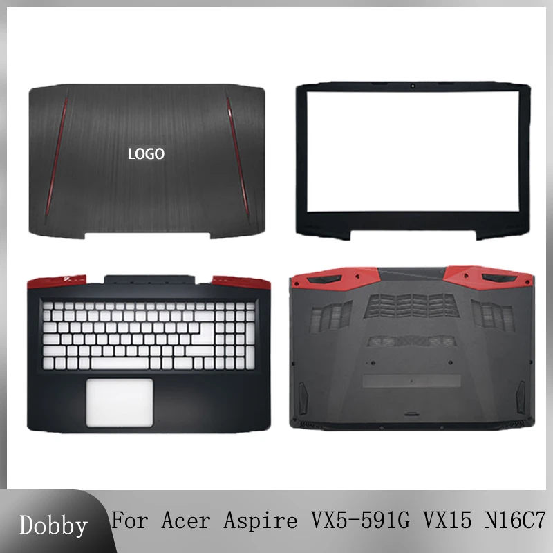 

Новый корпус для Acer Aspire Shadow Knight 3 VX15 VX5-591G N16C7, ЖК-дисплей, Верхняя деталь/крышка обода/Упор для рук, Верхняя деталь/Нижняя крышка основания