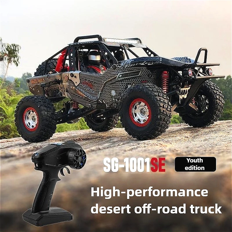 

1/10 1001se RC Off-Road Vehicle Brushless High-Speed ​​Crawler Off-Road Vehicle Model Nylon Roll Cage Remote Control Toy
