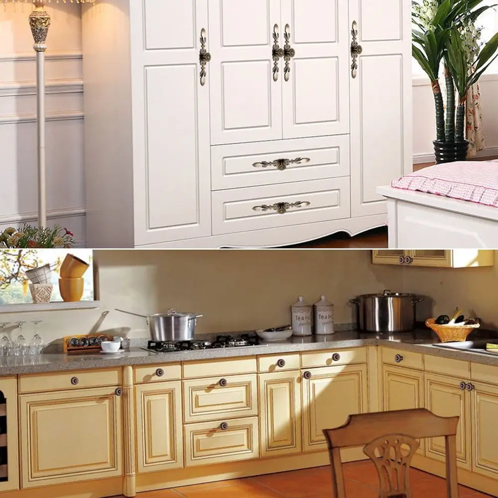 1 قطعة الأثاث العتيق الرجعية مقبض مقابض أدراج خزانة مقابض الأبواب مقابض للخزانة درج يسحب خزانة المطبخ تسحب #1