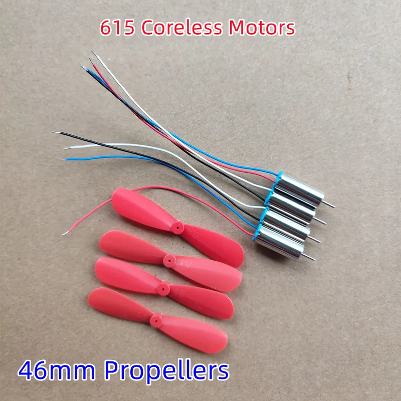 37Mm 3.9Cm 42Mm 4.5Cm 46Mm Rekwisieten Propellers Bladen Ventilatoren 615 Coreless Motoren Reserveonderdelen Voor Mini Drone Quadcopter Toegang