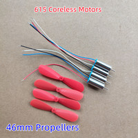 37mm 3.9cm 42mm 4.5cm 46mm Props Propellers Blades Fans 615 Coreless Motors Spare Parts For Mini Drone Quadcopter Access