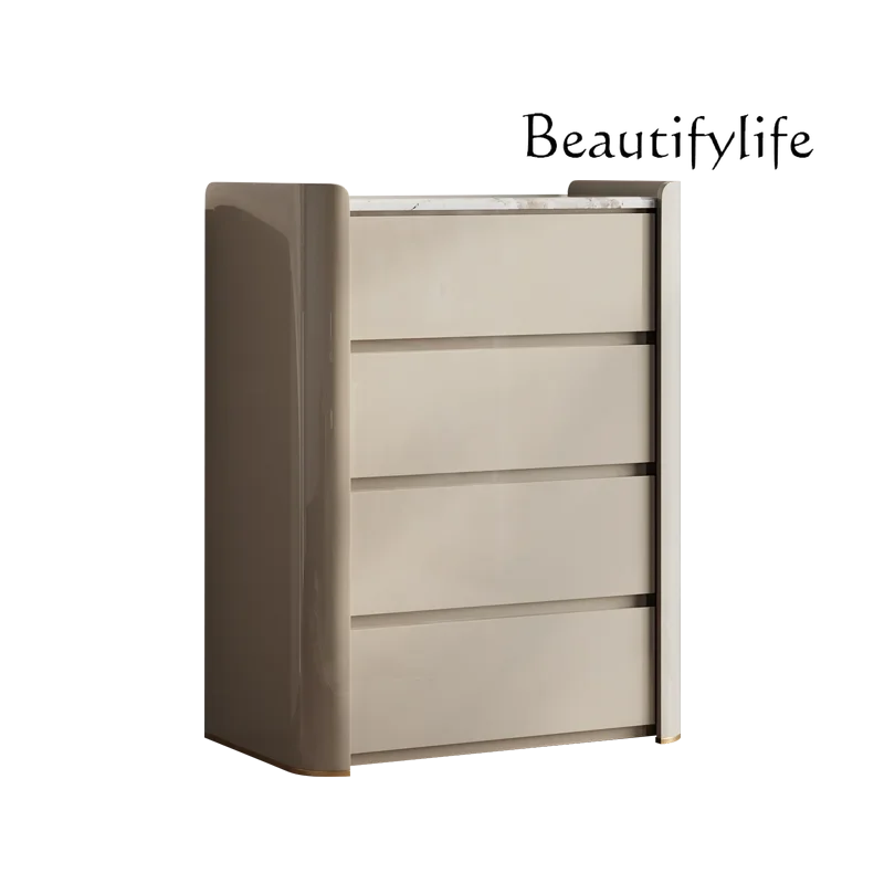 

Light luxury four-chest cabinet, modern simple and fashionable high-end paint storage bucket cabinet, cosmetic cabinet