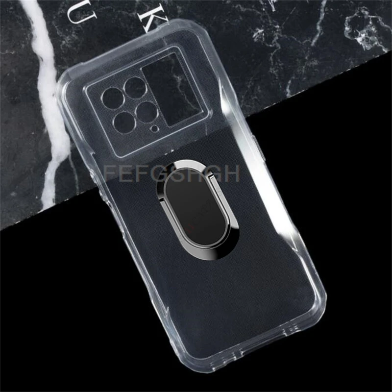 For Doogee V20 5G 6.43"Doogee V20 5G Back Ring Holder Bracket Phone Cover TPU Soft Silicone Case