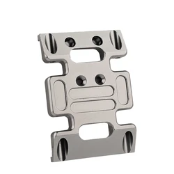 1pc SCX10 Metal Aluminum Alloy Chassis Gearbox Mount Transmission Holder Skid Plate for 1/10 RC Crawler Axial SCX10 Upgrade Part