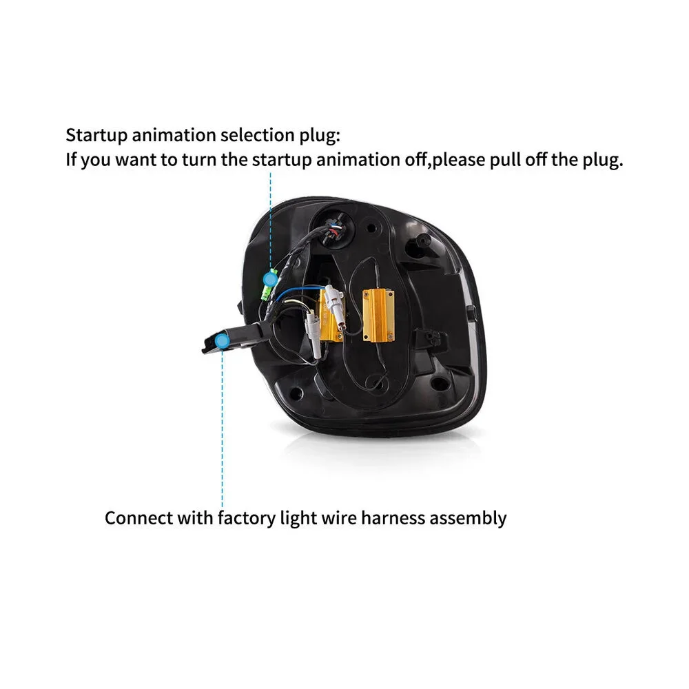 

Car LED Tail Light Assemblies For Mercedez Benz Smart 453 453 Fortwo Forfour 2014-2019 Auto Fog DRL Brake Turn Signal Lamp Plug