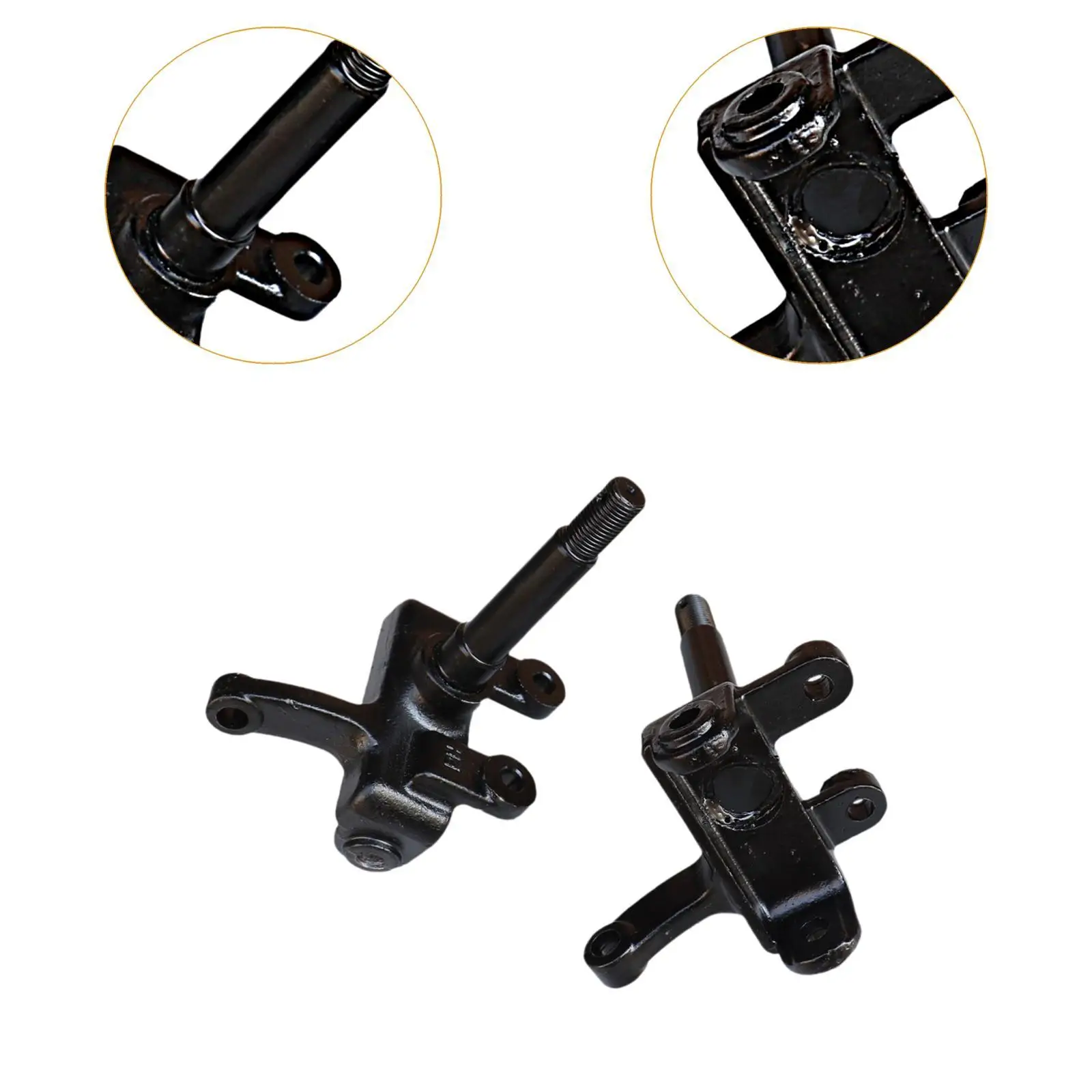 2Pcs Brake Disc Wheel Axles ATV Kart Wheel Hubs for Kart Quad Bike ATV