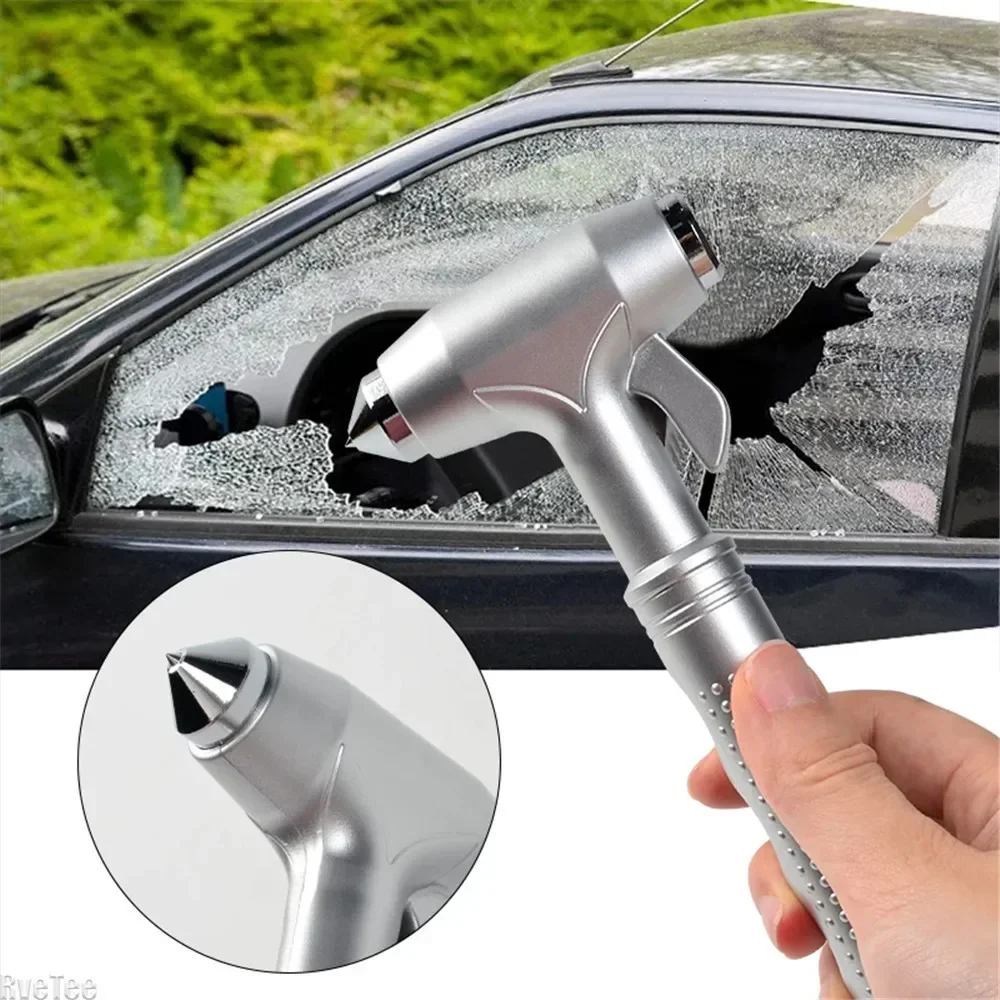 

High-Strength Multi-Functional Emergency Escape Hammer Alloy Steel Car Window Breaker & Seatbelt Cutter for Fire Rescue