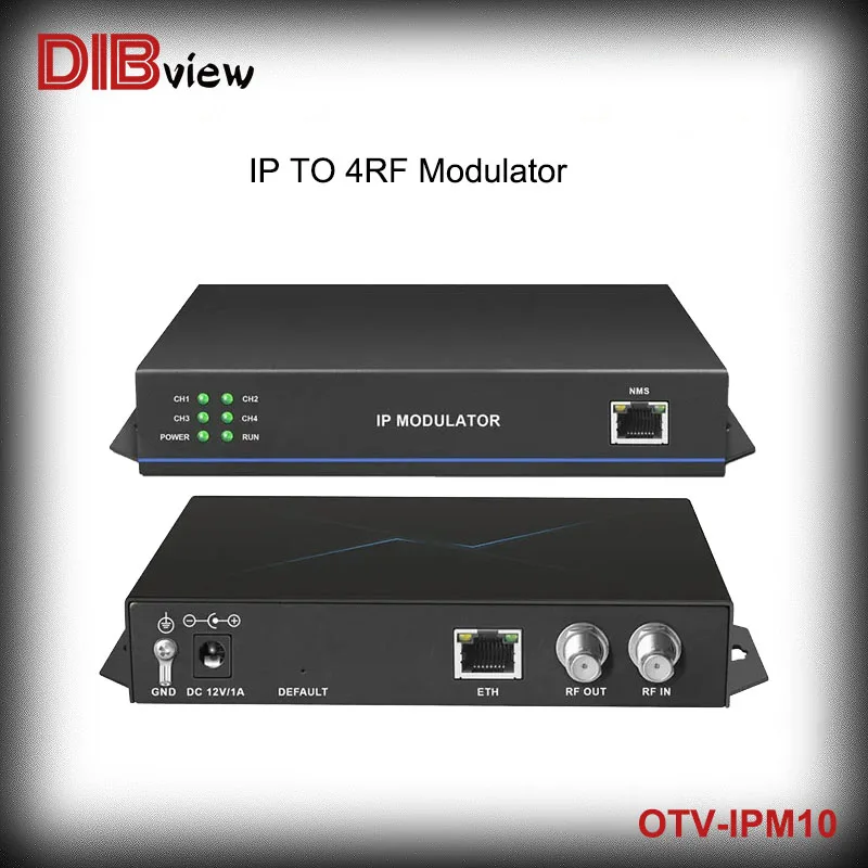 

Multi-channels portable IP To 4 RF dvbc edge qam dvbt output digital TV headend Modulator