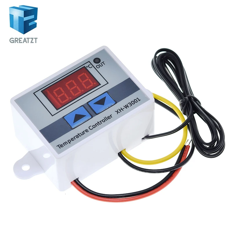 Digital Temperature Controller XH-W3001 for Microcomputer Temperature Control Ideal for Various Temperature Control Applications