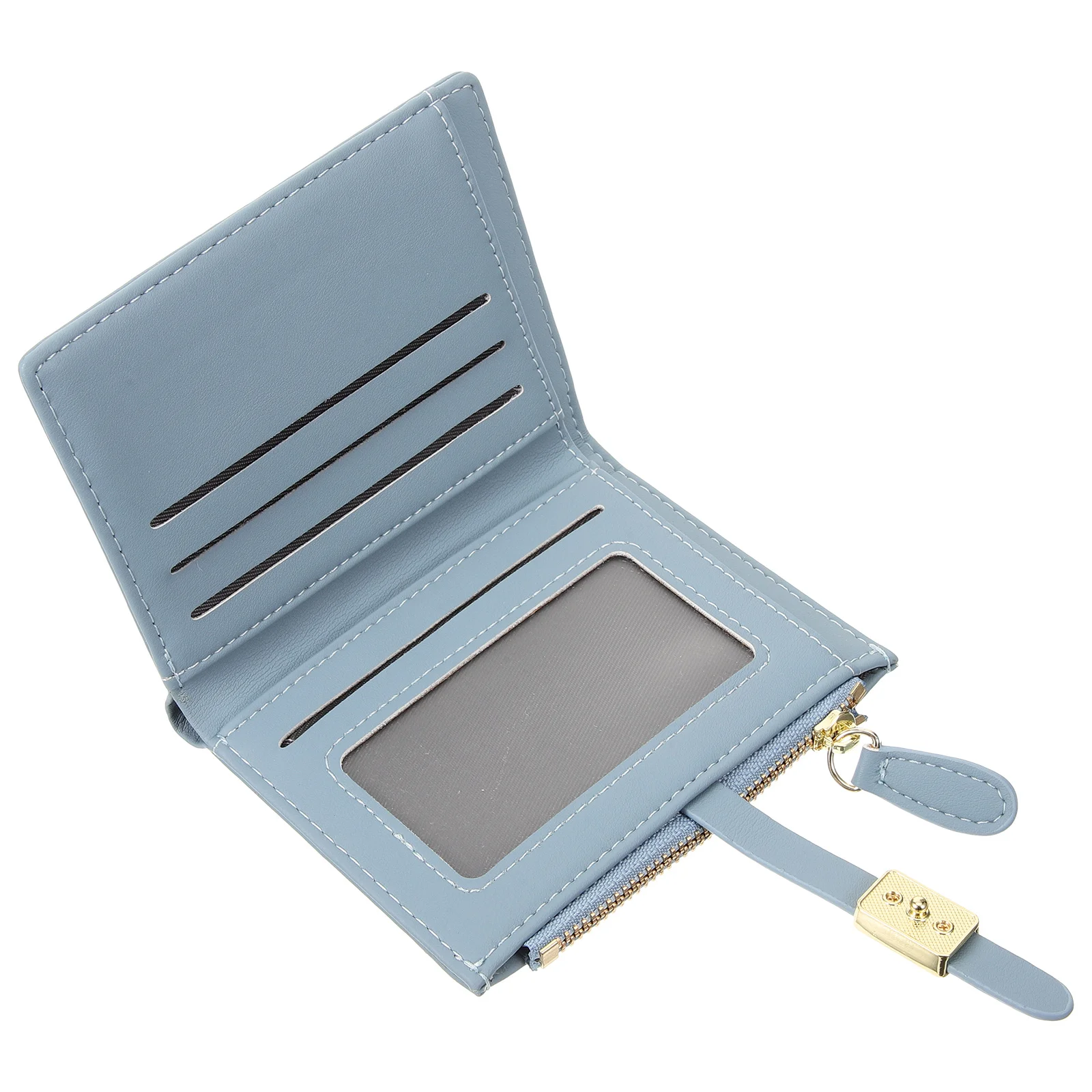 محفظة صغيرة كرتونية لطيفة للنساء محمولة بسحاب، محفظة مدمجة وأنيقة للسيدات، حقيبة للعملات المعدنية، محفظة مزخرفة خفيفة الوزن للسفر #4