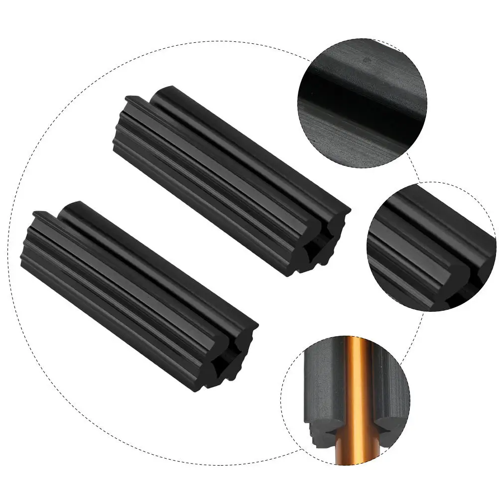 2 Stück Gummi-Golfschläger-Wellenklemmen, Griffschraubstock-Klemmen, rutschfeste Protektoren für Golfschäfte, Reparatur, Regrip, Reparatur, sichere Klemme