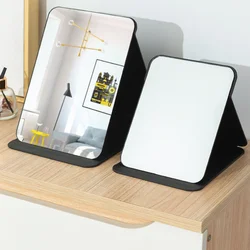 Leather Soft Face Makeup Mirror for Home Portable Folding Desktop High Definition Beauty Mirror