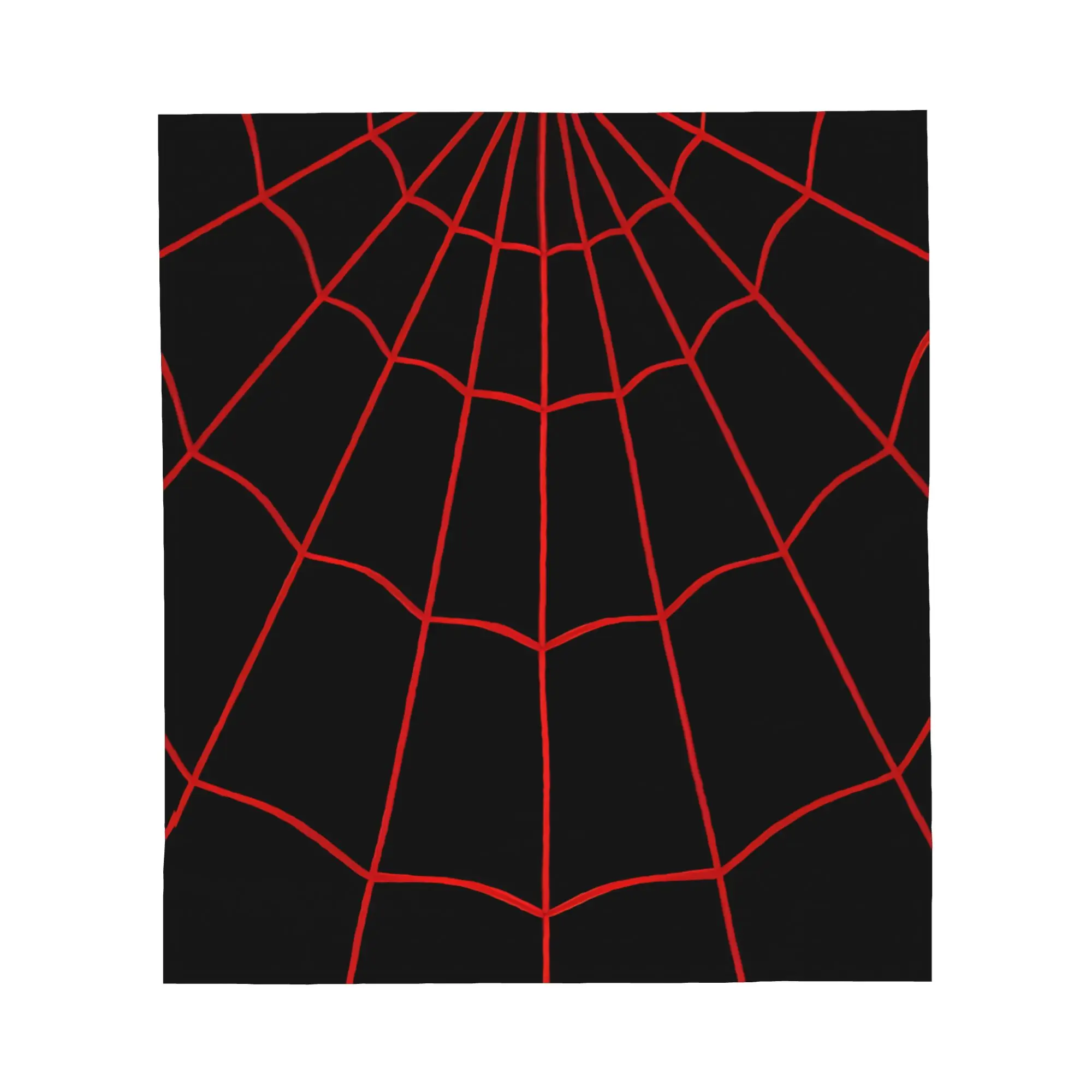1PC Spider Web Red Black  Blanket Throw Blanket Novelty Warm Blanket All Season Gift