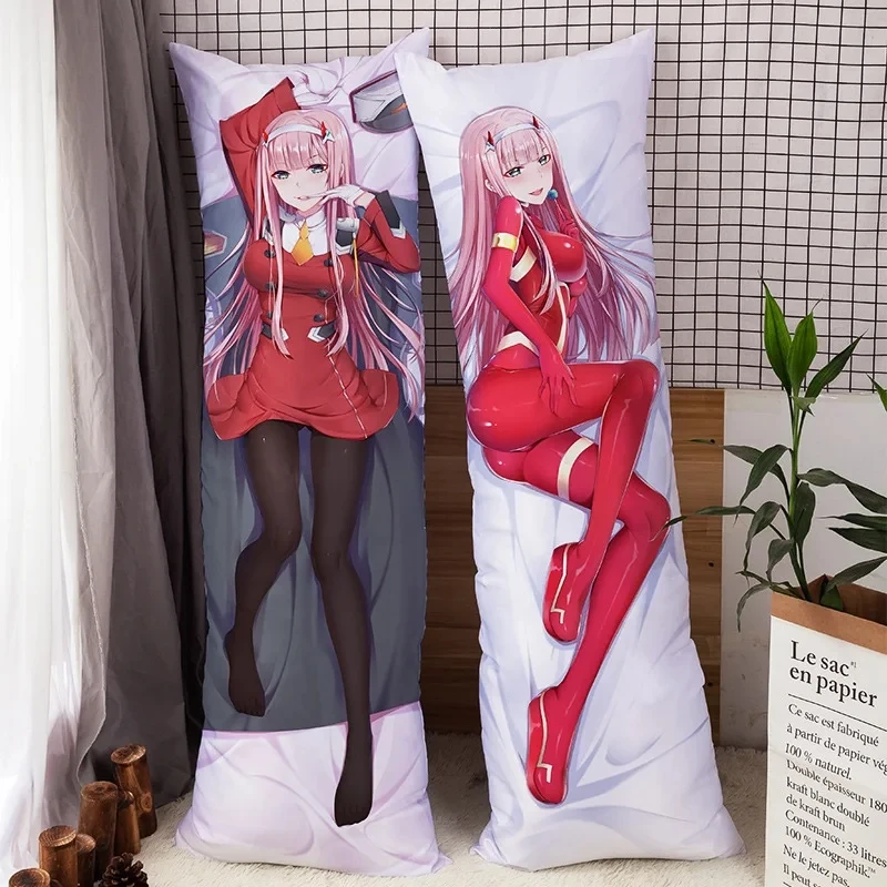 

Anime Girl Pillow Cover Almohada 02 DARLING in the FRANXX Sexy body Dakimakura Kawaii Life-size Pillowcase Girlfriend Pillowcase