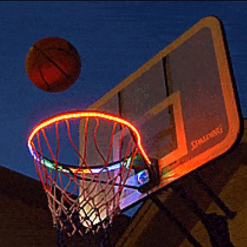 

LED Basketball Frame Light Strips Color Solar Color-changing Sensor Basketball Frame Lights Outdoor LED Basketball Lights