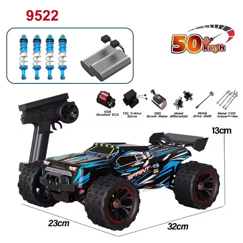 

1:16 RC Car 4WD Brushless 9522PRO 85KM/H High Speed Off-Road Drift Remote Control Racing Car 9522 50KM/H