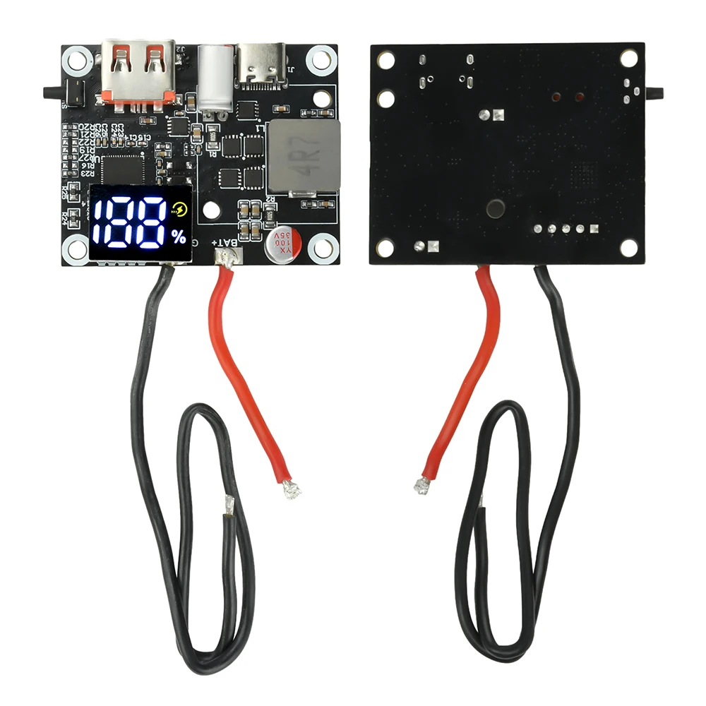 QC PD 3S/4S/5S/6S 65W Type-C USB-A Mobile Power Bank Charging Module Bidirectional Fast Charger Power Module Circuit Board