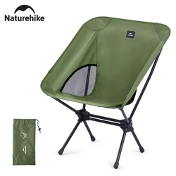 Naturehike Chair Foldable Chair Camping Lightweight Khaki Picnic BBQ Fishing Widen Chairs Outdoor Equipment Portable