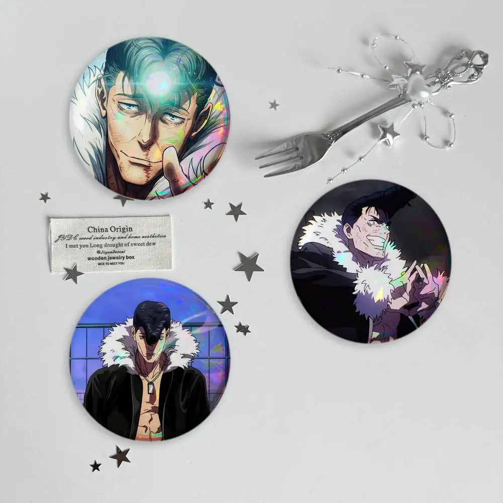 Ryu Ishigori Jujutsu Kaisen JJK Brooches Cartoon Badge Pins Backpack Hat Accessories Friend Gift