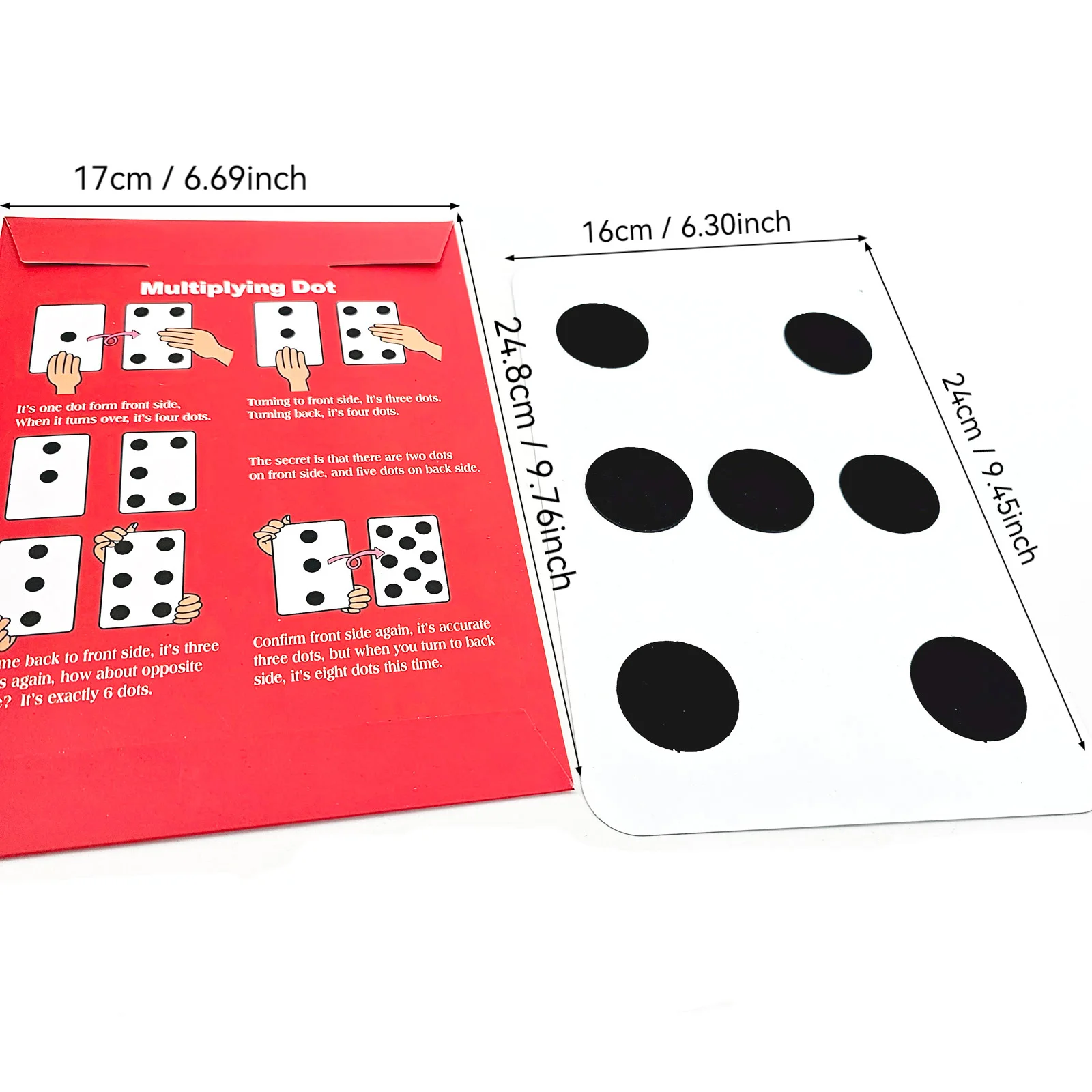 Crazy Dots Multiplying Dot Magic Tricks The Move Of The Spots Magie Props Close Up Stage Magie Tricks Gimmicks Illusion Props