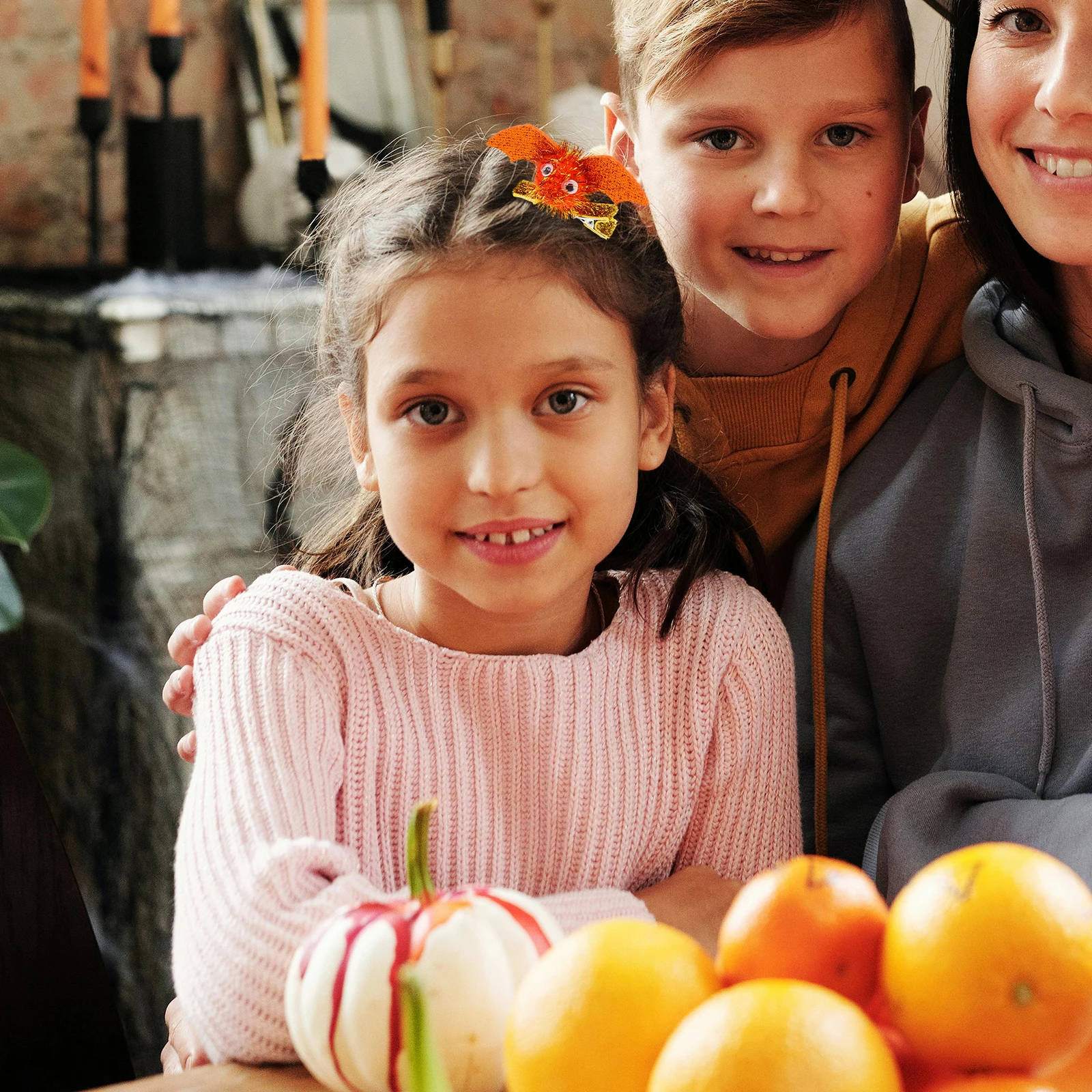 

6 Pcs Bat Hairpin Emo Clips Bats Accessories for Women Cool Claw Halloween Costume