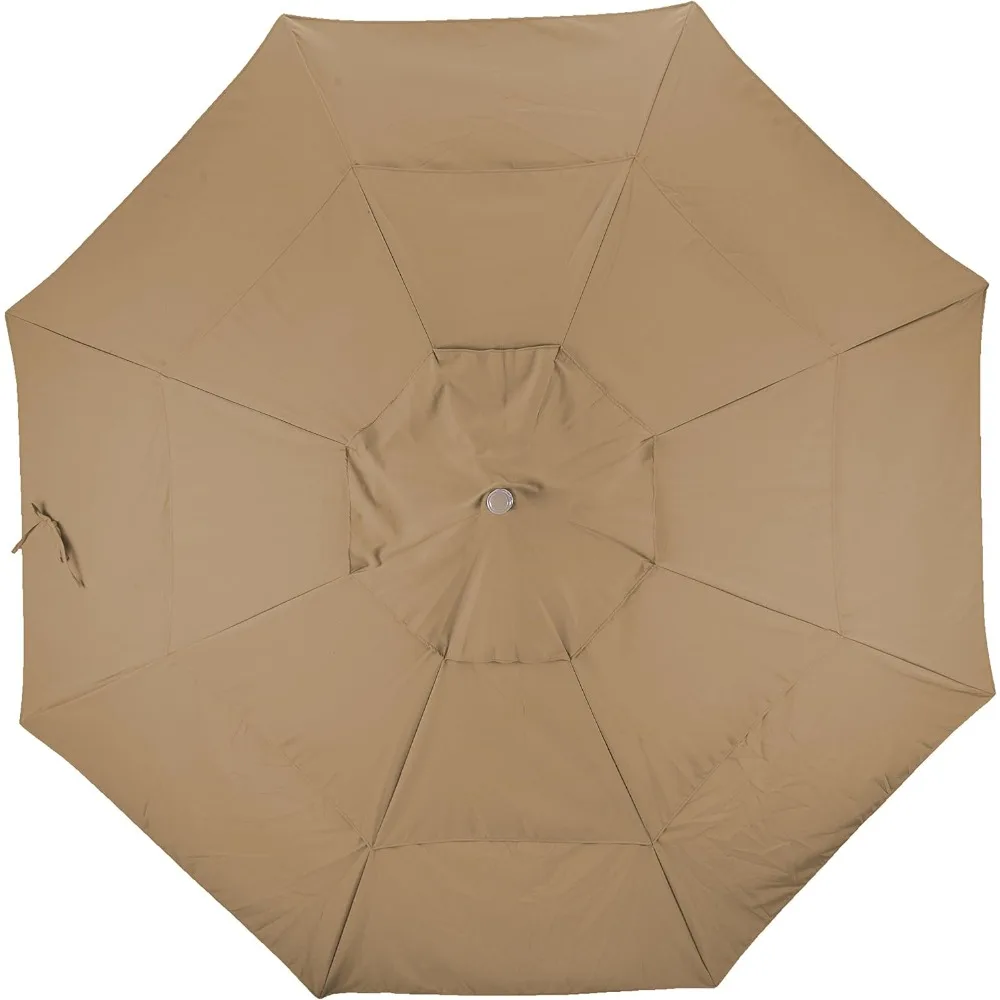 

California Umbrella C118-5425-DWV Canopy Patio Umbrella Replacement Cover, 11-Foot, Cocoa