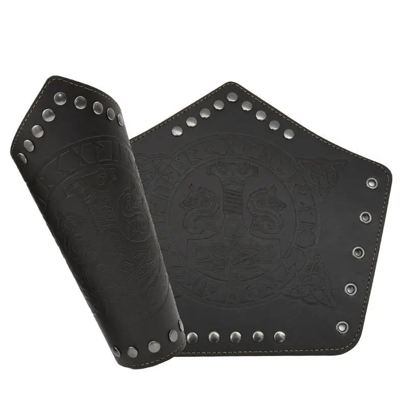 652fアーチェリーレザーレースリストバンドプロテクターハンティングボウツールアームプロテクターボウ